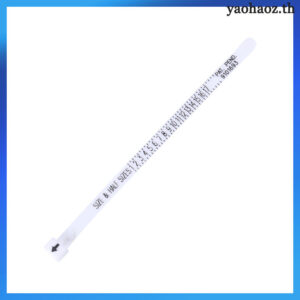 1PCS เครื่องมือวัดแหวน สายรัดปรับได้ วัดไซส์แหวนผู้ชายผู้หญิงเด็ก ขนาดUSA1 17 วัดง่าย แม่นยำ ใช้งานซ้ำได้