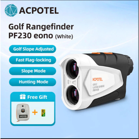 Mileseey PF230 Golf Rangefinder 600 MYard Digital Laser Range Finder กล้องโทรทรรศน์ความแม่นยาสูงระยะทางเมตรสาหรับการล่าสัตว์ Mileseey Eono PF230 Golf Rangefinder 600 MYard Digital