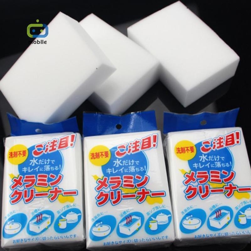 maygood Magic Clean Sponge ซุปเปอร์ฟองน้าเคลือบนาโนเพื่อเช็ด 100x70x30mm TH