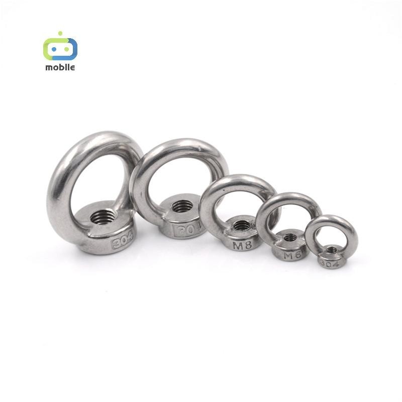 maygood M5M6M8M10M12 304 Stainless Steel Lifting Eye Nut Ring Shape Nuts TH