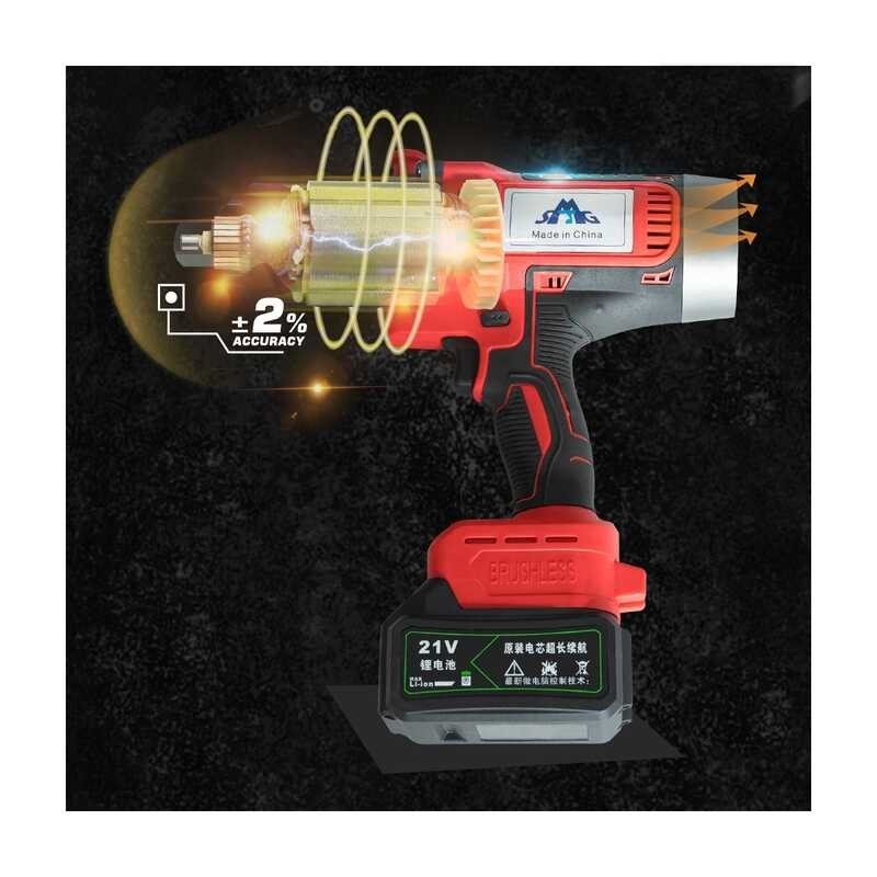 จัดส่งที่รวดเร็ว 800 nm ประแจแรงบิดไฟฟ้าแบบลิเธียมไอออนมัลติฟังก์ชั่น