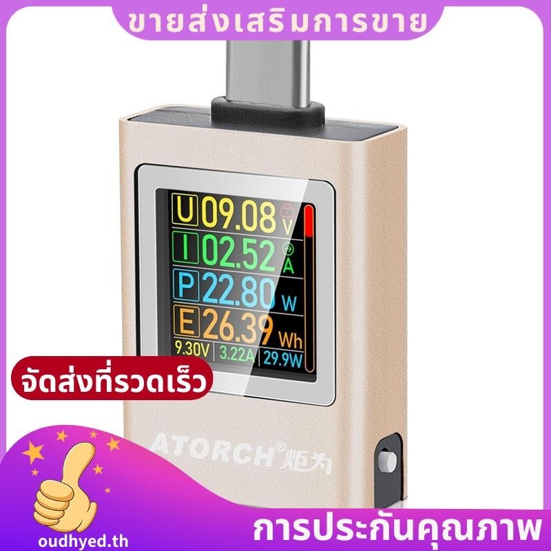 ATORCH USB C Tester Power Meter TypeC Tester Digital Multimeter 450V 012A Voltage Current Tester Voltage Detectoroudhyedth