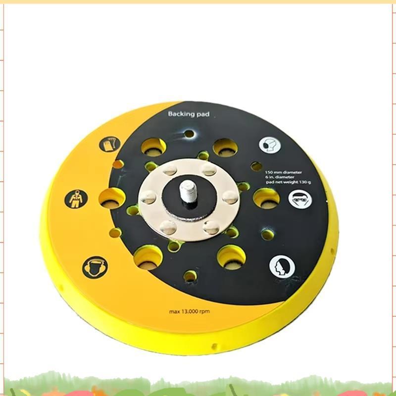 แผ่นขัดซานเดอร์ฐานสาหรับเครื่องขัดไฟฟ้านิวเมติก 6 นิ้วบดแห้งที่มีรูพรุน