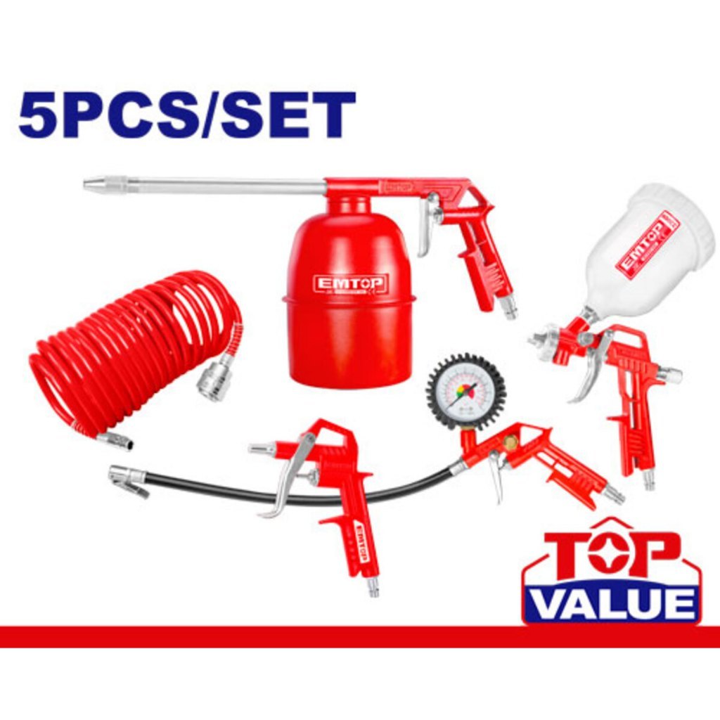 ชุดอุปกรณ์งานลม 5PCS รุ่น EATLS0503J