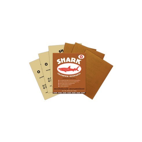 กระดาษทราย ฉลาม Shark ยกแพ็ค ราคาต่อแผ่น Bonus