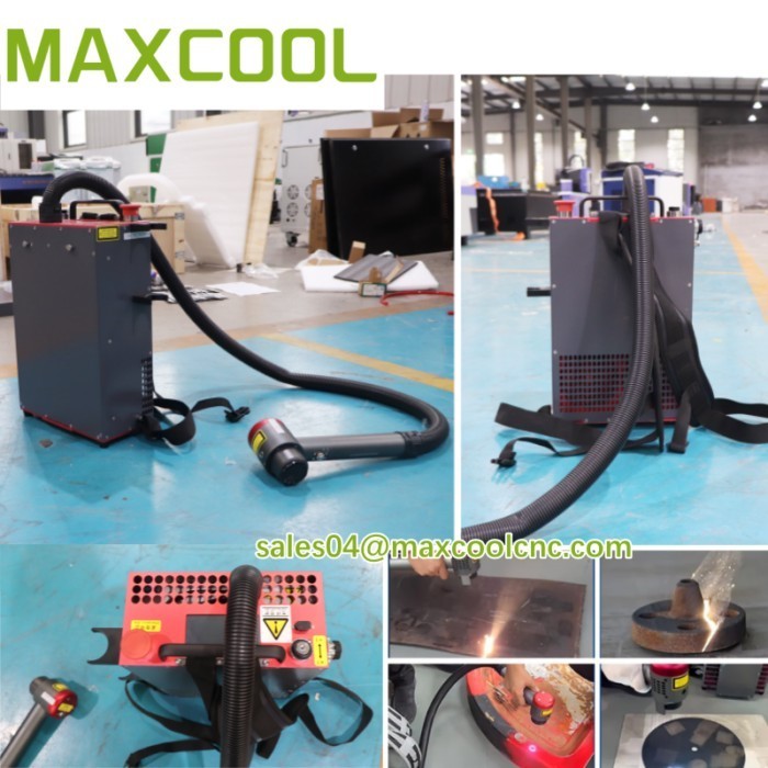 200W Backpack Pulse Laser Cleaning Machine High Quality Stain Rust Heavy Paint Stain Removal Portab