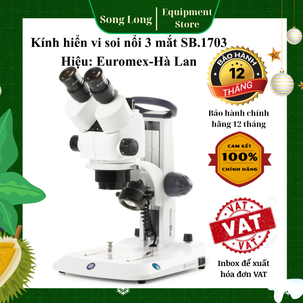 SB1703 กล้องจุลทรรศน์สเตอริโอ 3 ตา Euromex เนเธอร์แลนด์
